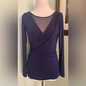 White House Black Market Wrap Top size S